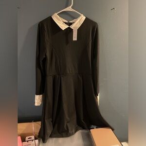 Francesca’s mi Ami Wednesday Addams Dress NWT Size medium #2100